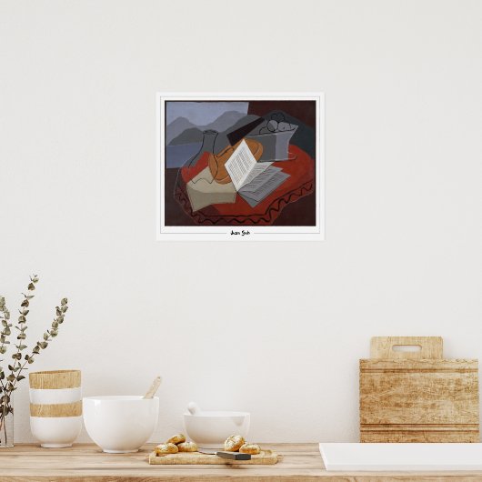 Juan Gris Zedign Art Poster #282 (Keuken)