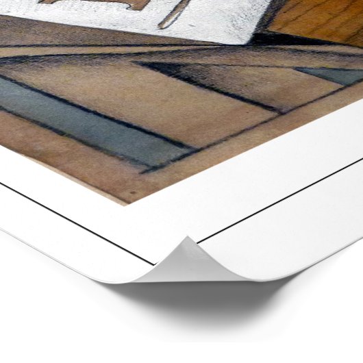 Juan Gris Zedign Art Poster #284 (Hoek)