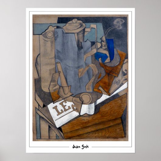 Juan Gris Zedign Art Poster #284 (Voorkant)