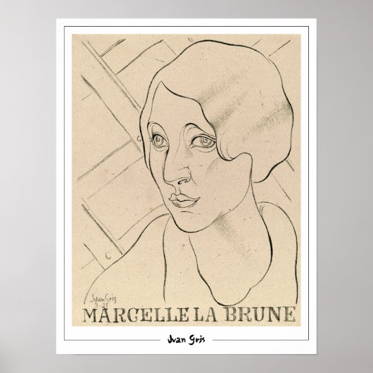 Juan Gris Zedign Art Poster #298 (Voorkant)