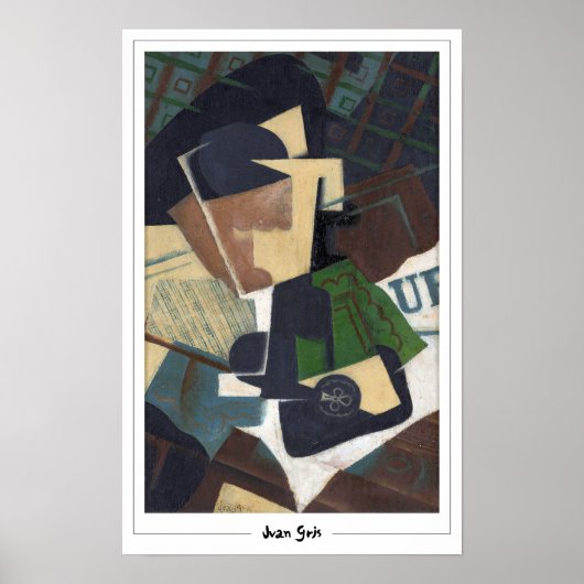 Juan Gris Zedign Art Poster #317 (Voorkant)