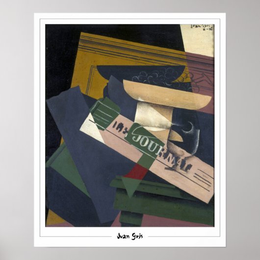 Juan Gris Zedign Art Poster #327 (Voorkant)