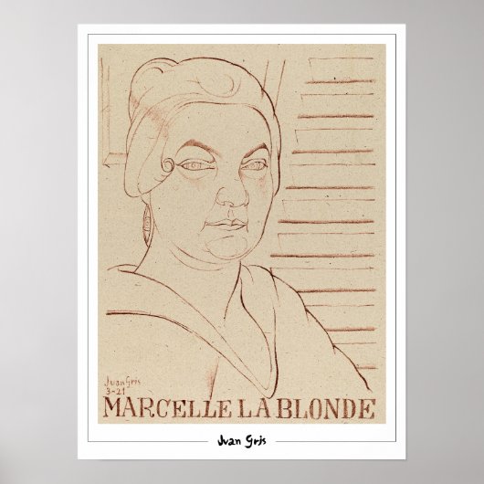 Juan Gris Zedign Art Poster #331 (Voorkant)