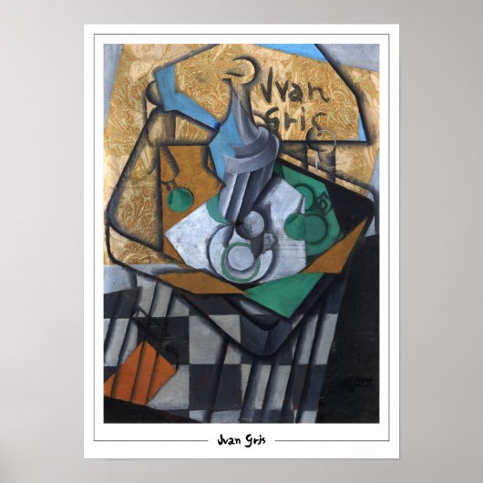 Juan Gris Zedign Art Poster #334 (Voorkant)