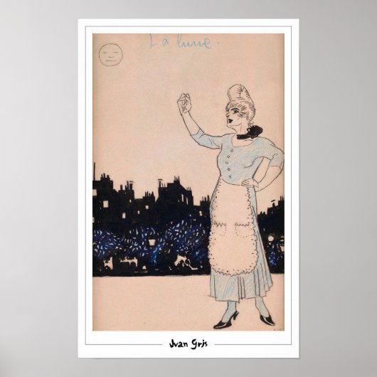 Juan Gris Zedign Art Poster #335 (Voorkant)