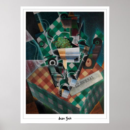 Juan Gris Zedign Art Poster #38 (Voorkant)