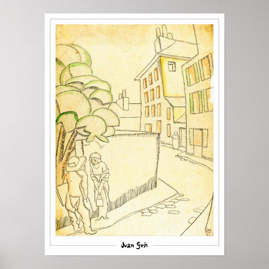 Juan Gris Zedign Art Poster #72 (Voorkant)