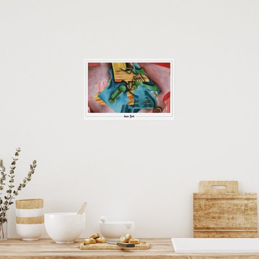 Juan Gris Zedign Art Poster #77 (Keuken)