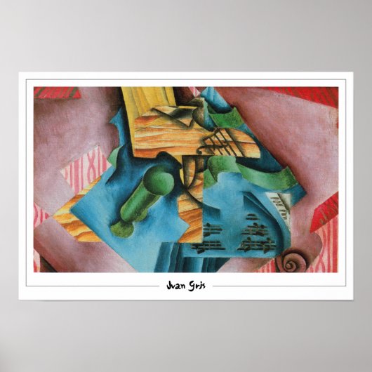 Juan Gris Zedign Art Poster #77 (Voorkant)
