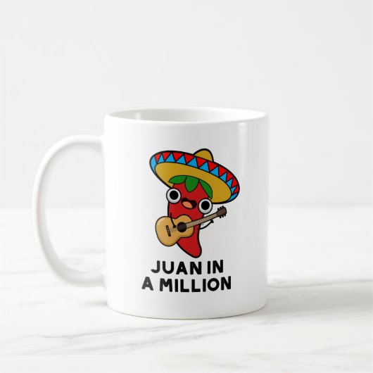 Juan in een miljoen grappige Mexicaanse chili pun Koffiemok (Links)