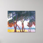 Juan les Pins, van Claude Monet Canvas Afdruk (Voorkant)