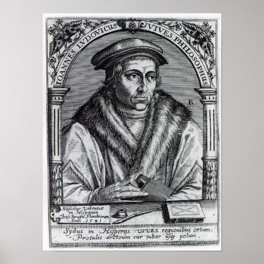 Juan Luis Vives Poster (Voorkant)