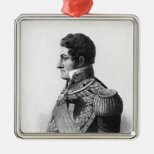 Juan Manuel de Rosas Metalen Ornament (Voorkant)