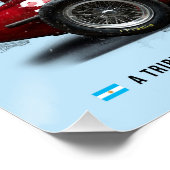 Juan Manuel Fangio Tribute Alfa 158 Perfect Poster (Hoek)