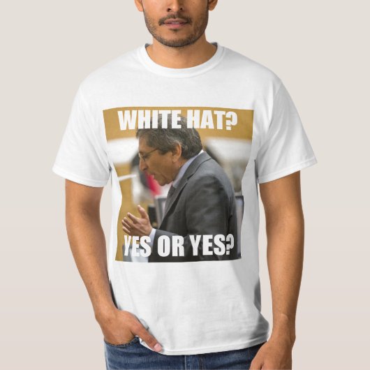 Juan Martinez White Pet? Ja of ja? T-shirt (Voorkant)