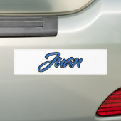 Juan Name blue Aufkleber Sticker Autoaufkleber (Op auto)
