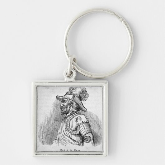 Juan Ponce de Leon Sleutelhanger (Voorkant)