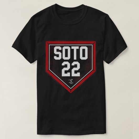 Juan Soto Home Bord Gameday T-Shirt (Design voorkant)
