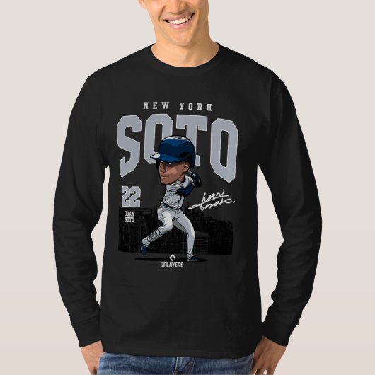 Juan Soto New York Baseball MLB Spelers MLBSOT4036 T-shirt (Voorkant)
