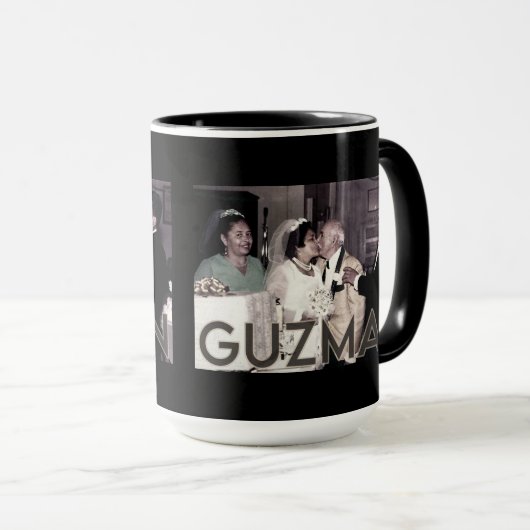 JUAN SR. & JUANITA GUZMAN Jubileum Mok (Voorkant rechts)