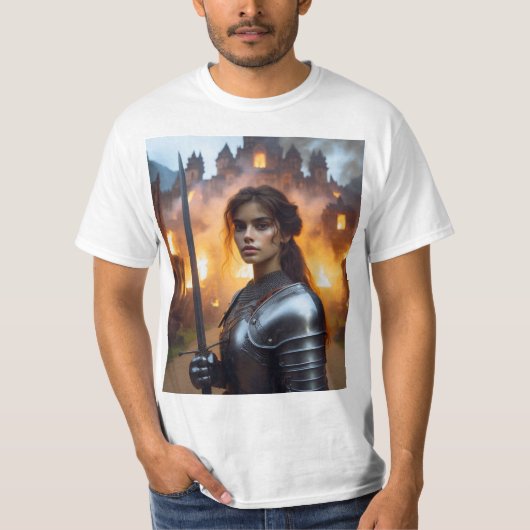 Juana de Arco: La Heroína de Francia T-shirt (Voorkant)