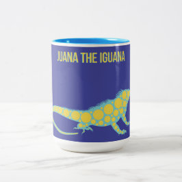 Juana de Leguaan  Tweekleurige Koffiemok