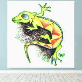 JUANA LA IGUANA CANVAS AFDRUK (Insitu (Houten vloer))