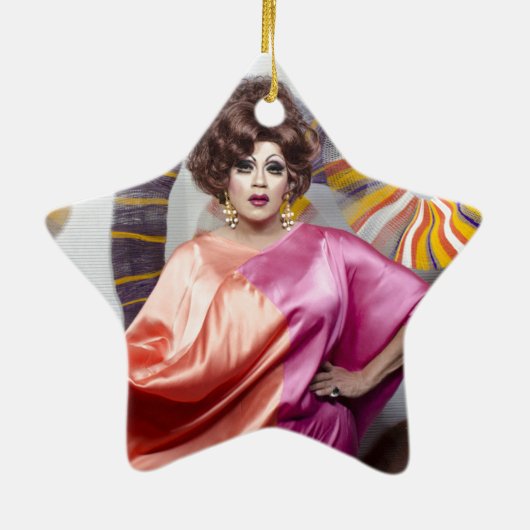 Juanita MORE! Keramisch Ornament (Achterkant)