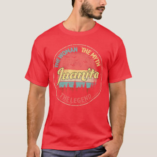 Juanitahe Vrouwhe Mythehe Legende Persoonlijke Naa T-shirt