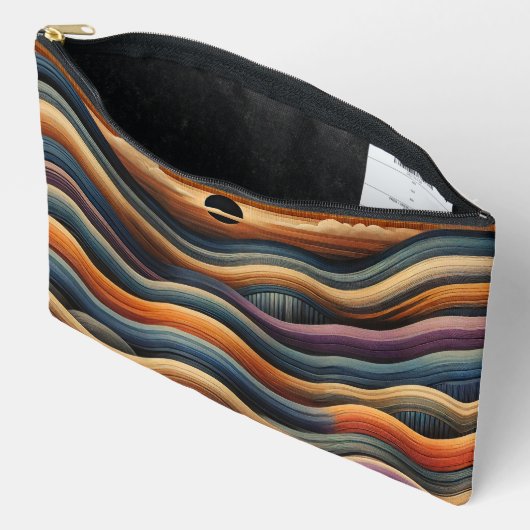 “JUAREZ” Large Accessory Pouch | Our Heritage Etui (Open)