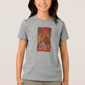 Juarez, Mexico  Bull Fight Scene Kinder Tri-Blend Shirt (Voorkant)