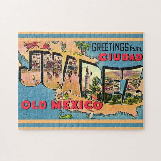 Juarez Mexico Groet Legpuzzel (Horizontaal)