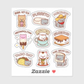 Jubby Cats - Cat Memes Stickers Blad (Vel)