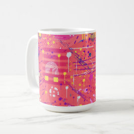 Jubel: Maximalistische Kunst Koffiemok