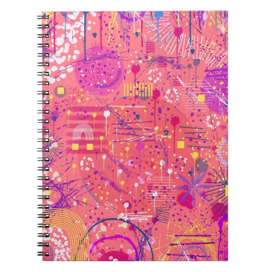 Jubel: Maximalistische Kunst Notitieboek (Voorkant)