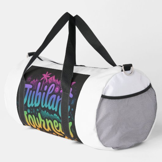 Jubelende reizen plunjezak (Rechterhoek)