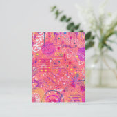 Jubelstemming: Maximalistische Kunst Briefkaart (Staand voorkant)