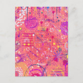 Jubelstemming: Maximalistische Kunst Briefkaart (Voorkant)