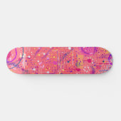 Jubelstemming: Maximalistische Kunst Persoonlijk Skateboard (Horizontaal)