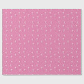 Jubilant 3D Roze Ballonnen & Confetti Patroon Cadeaupapier (Vlak)