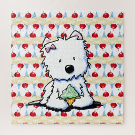 Jubilant Cherry Westie Legpuzzel