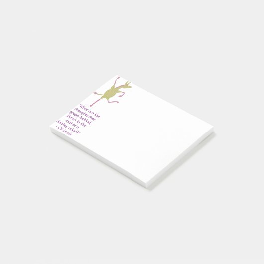 Jubilant Jennets Donkey Post-It Notes (Schuin)