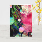 Jubilant Kerstboom Vakantie Kaart (Gele Bloem)