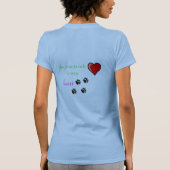 Jubilant Outbursts Dog T-shirt (Achterkant)