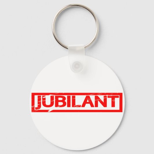 Jubilant Stamp Sleutelhanger (Voorkant)