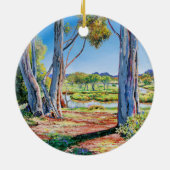 Jubilate Deo - Keramisch Ornament (Achterkant)