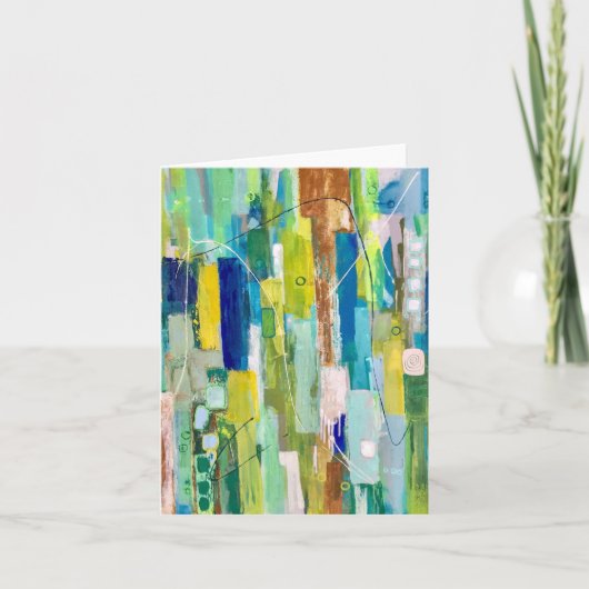 Jubilatie Blank Notecard Kaart (Voorkant)