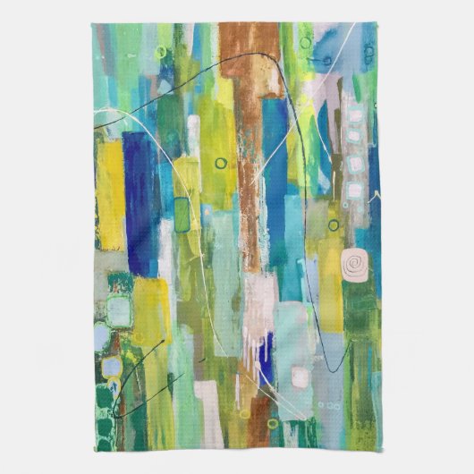 Jubilatie keukenhanddoek (Verticaal)