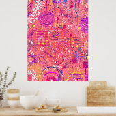 Jubilation: Maximalist Art Poster (Keuken)