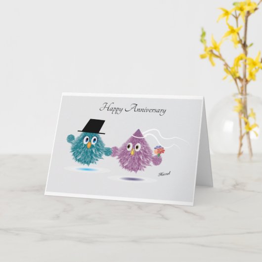 Jubilea kaart (Gele Bloem)